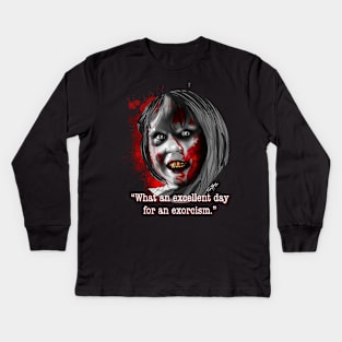 The exorcist Kids Long Sleeve T-Shirt